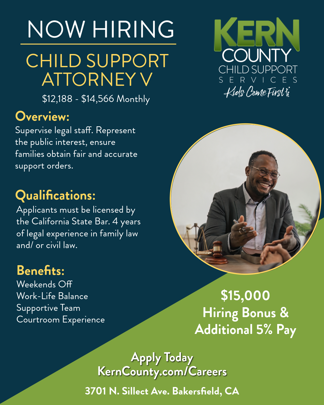 Official Hiring Flyer-2-Child Support Attorney