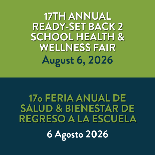 17th Annual Ready-Set Back 2 School Health & Wellness Fair at the Kern County Museum is August 6th 2026.