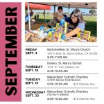 September 2026 Food Distributions