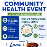 Community Event, September 24 Community Event, September 24
